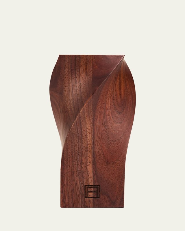 Twist Walnut Bookend